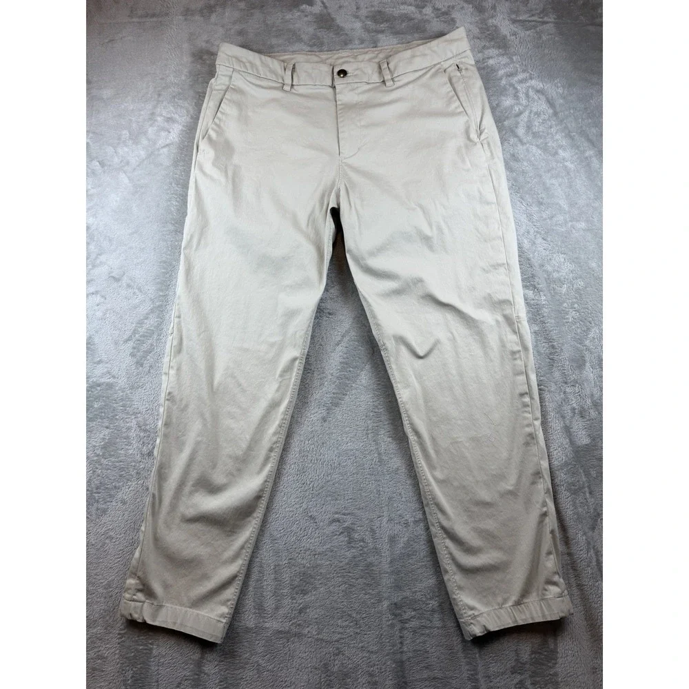 Lululemon Pants Men's Commission Classic Fit Performance Stretch 36x28(hemmed?)
